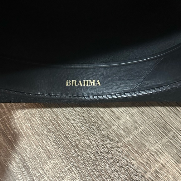 Brahma Black Wool Cowboy Hat Size 7.5 - Picture 3 of 6